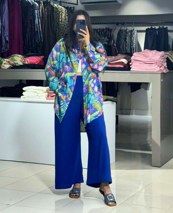Pantalon en Crêpe